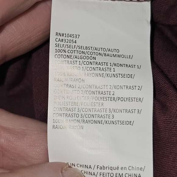 Tiny Anthropologie Long Sleeve Lace Crescent Top In L - Picture 10 of 12